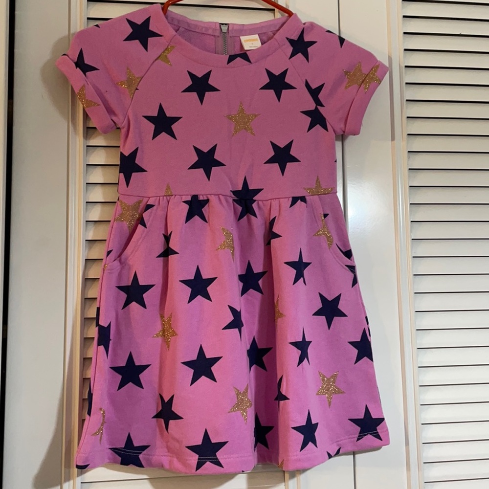 Gymboree, size 5, star dress
